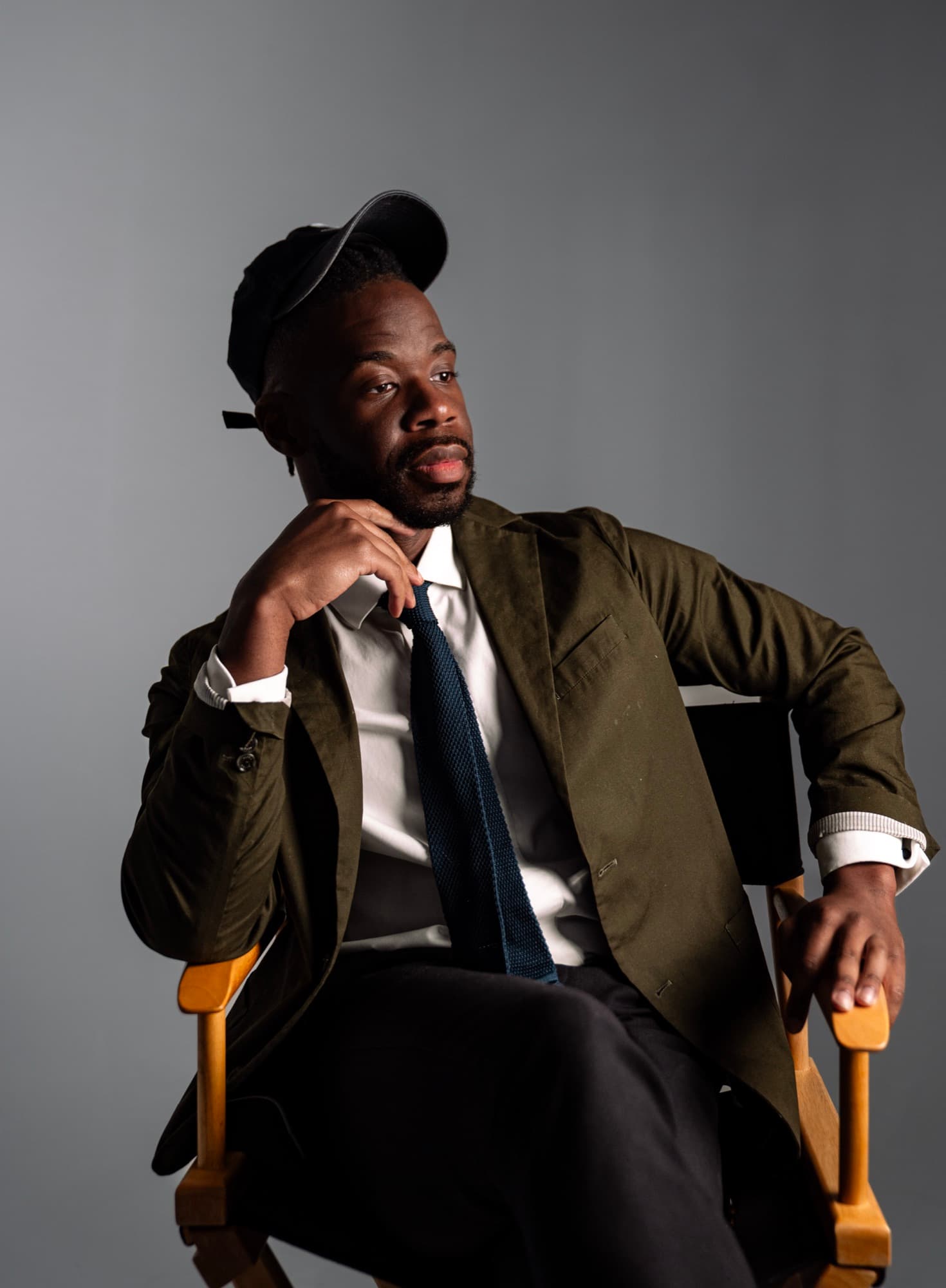 Lou Kromah, portrait in natural light